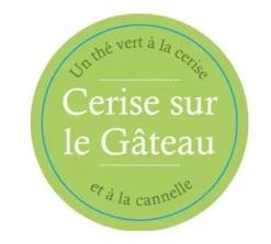 Thé Vert Cerise sur le Gâteau - Vrac 100 g - COMPTOIR FRANÇAIS DU THÉ
