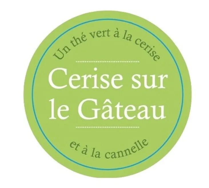 Thé Vert Cerise sur le Gâteau - Vrac 100 g - COMPTOIR FRANÇAIS DU THÉ