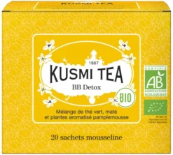 Thé Vert et Maté BB Detox Bio - 20 sachets - KUSMI TEA