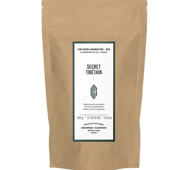 Thé Vert et Noir Secret Tibétain Bio - Vrac 100 g - GEORGE CANNON