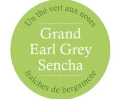 Thé Vert Grand Earl Grey Sencha - Vrac 100 g - COMPTOIR FRANÇAIS DU THÉ