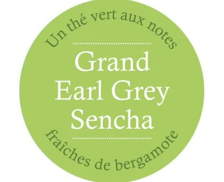 Thé Vert Grand Earl Grey Sencha - Vrac 100 g - COMPTOIR FRANÇAIS DU THÉ
