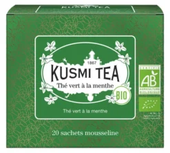 Thé Vert à la Menthe Bio - 20 sachets - KUSMI TEA