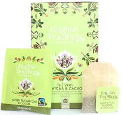 Thé Vert Matcha Cacao Bio & Equitable - 20 sachets - FAIRTRADE - ENGLISH TEA SHOP