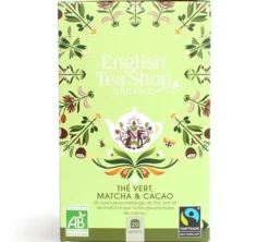 Thé Vert Matcha Cacao Bio & Equitable - 20 sachets - FAIRTRADE - ENGLISH TEA SHOP