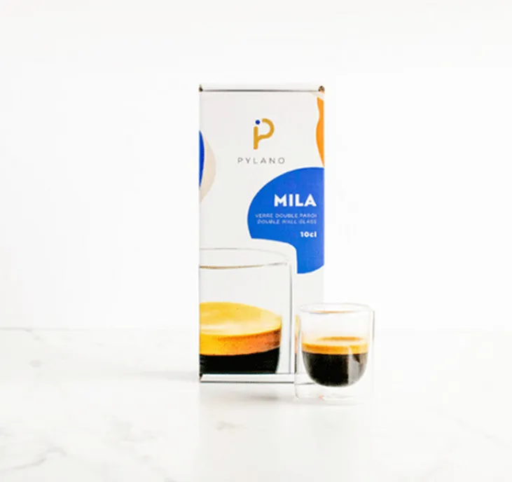 6 Verres double paroi Mila 10 cl - PYLANO
