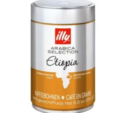 4 x 250 g - Café en grain - Arabica Sélection Ethiopie - ILLY