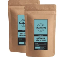2 x 125 g - Café en grain - Aromatisé saveur Whisky - LES PETITS TORRÉFACTEURS