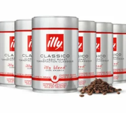 6 x 250 g - Café en grain - Classico - ILLY