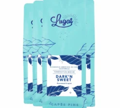 4 x 250 g - Café en grain - Dark’n Sweet anciennement Le Dark'n Sweet - LUGAT