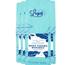 4 x 250 g - Café en grain - Ethiopie Moka Sidamo Marabou - LUGAT