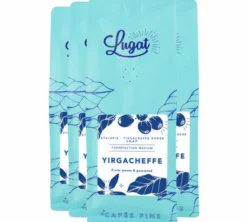 4 x 250 g - Café en grain - Ethiopie Yirgacheffe - LUGAT