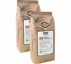 2 x 500 g - Café en grain - Moka d'Ethiopie Bio - CAFÉS RICHARD