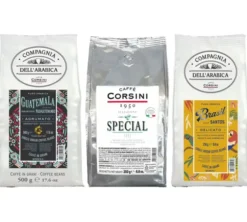 3 x 250 g - Café en grain - Pack découverte Best-sellers - CORSINI