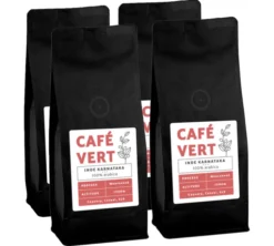 4x250g - Café vert Inde région Karnataka moussoné
