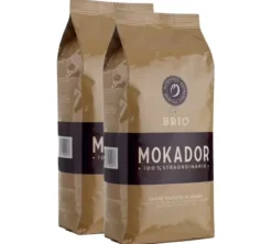 2 x 1 kg - Café en grain - Brio Arabica/Robusta - MOKADOR CASTELLARI