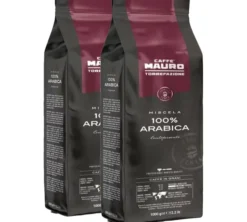 2 x 1 kg - Café en grain - Centopercento 100% Arabica - CAFFÈ MAURO