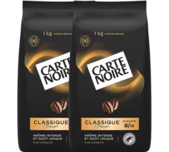 2 x 1 kg - Café en grain - Classique Pur Arabica - CARTE NOIRE