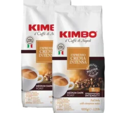 2 x 1 kg - Café en grain - Crema Intensa - KIMBO