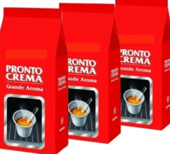 3 x 1 kg - Café en grain - Pronto Crema - LAVAZZA