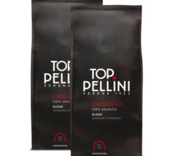 2 x 1 kg - Café en grain - Top Originale - PELLINI