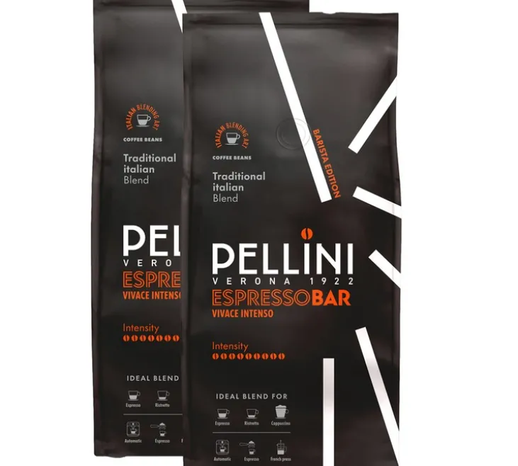 2 x 1 kg - Café en grain - Vivace Intenso - PELLINI